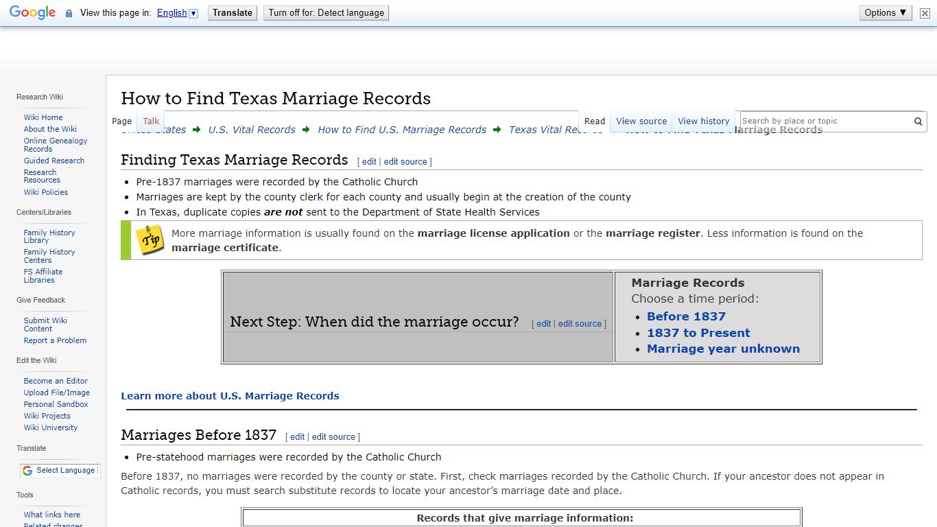 How to Find Texas Marriage Records • FamilySearch